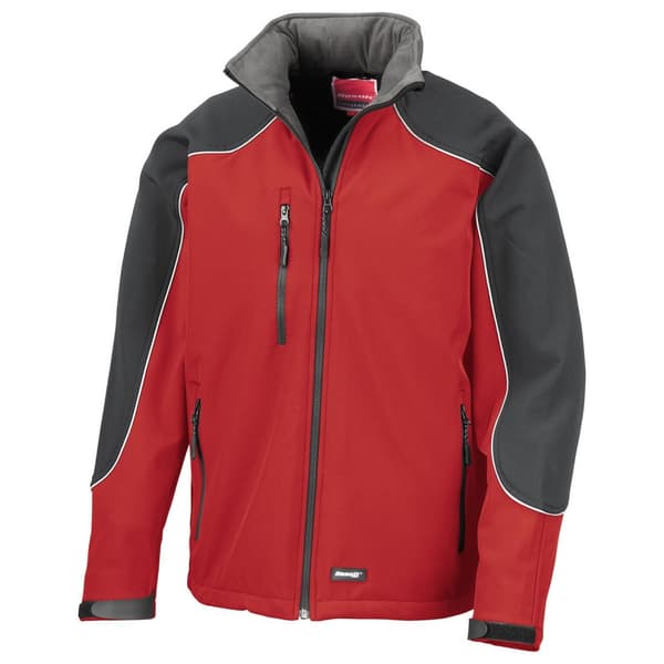 WORK-GUARD by Result Mens Ice Fell Hooded Soft Shell Jacket