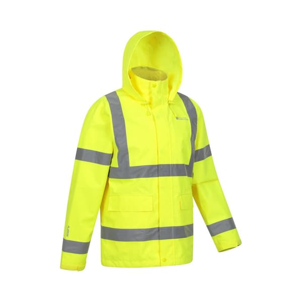 Mountain Warehouse Mens Waterproof Hi-Vis Jacket