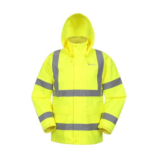 Mountain Warehouse Mens Waterproof Hi-Vis Jacket