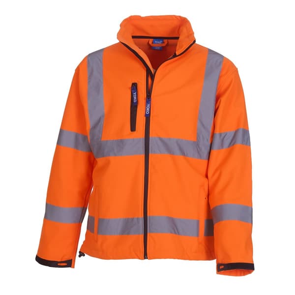Yoko Unisex Adult Hi-Vis Soft Shell Jacket
