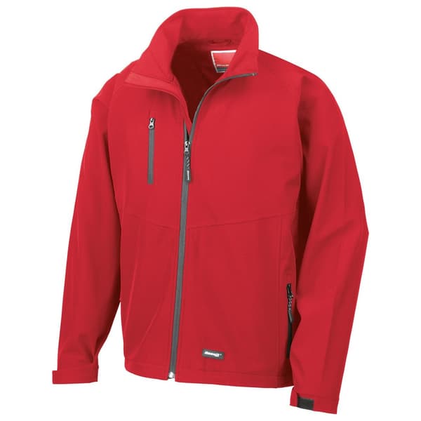 Result Mens Soft Shell Jacket Red XXL