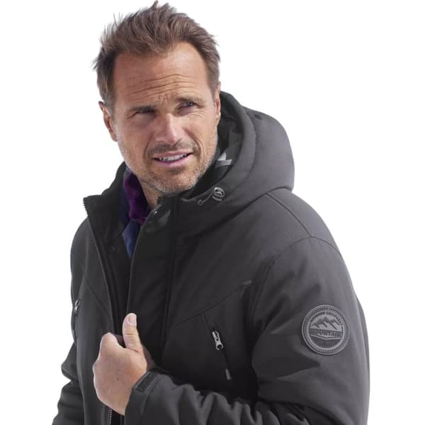 Atlas For Men Parka med huva i softshell för herrar