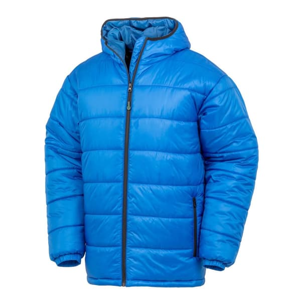 Result Genuine Recycled Vadderad parkas med huva för vuxna, unisex