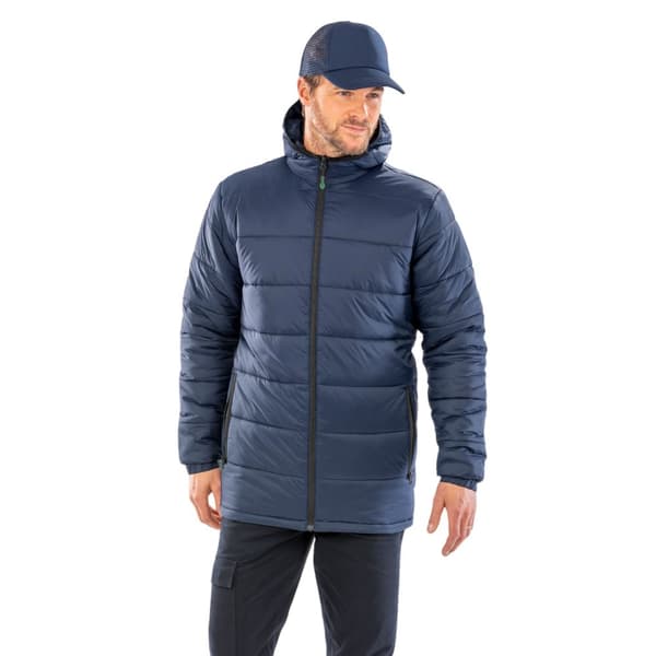 Result Genuine Recycled Unisex Adult Hooded Padded Parka