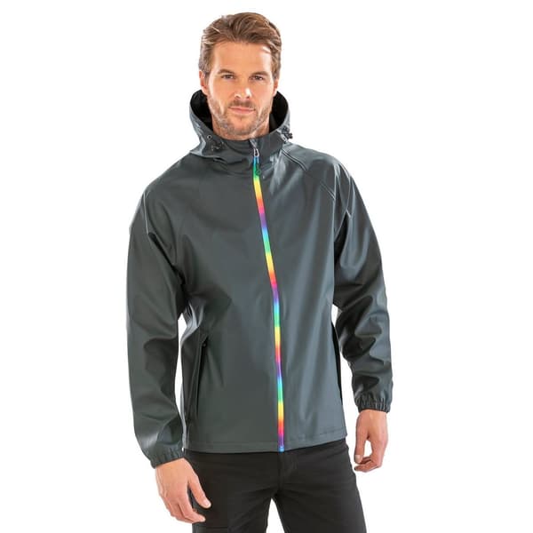 Result Genuine Recycled Mens Prism PU Waterproof Jacket