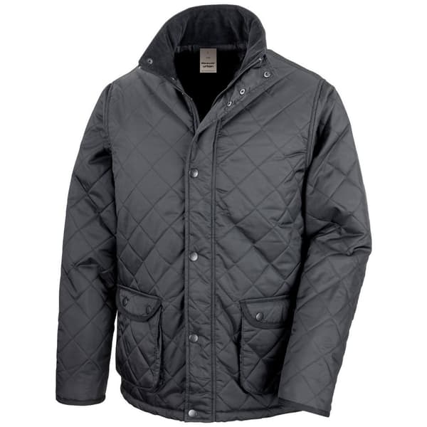 Result Urban Vadderad jacka Unisex Vuxen Cheltenham Black 3XL