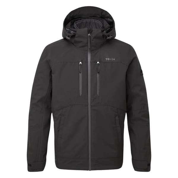 TOG24 Mens Denton 3 in 1 Waterproof Jacket Black M