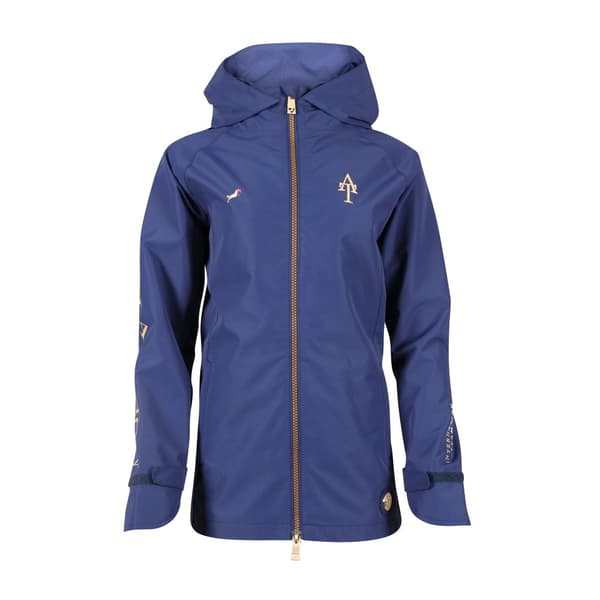 Aubrion Girls Team Waterproof Jacket Navy 7-8 Years