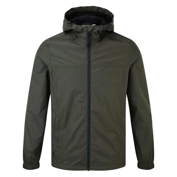 TOG24 Mens Craven Milatex Waterproof Jacket Dark Khaki XL