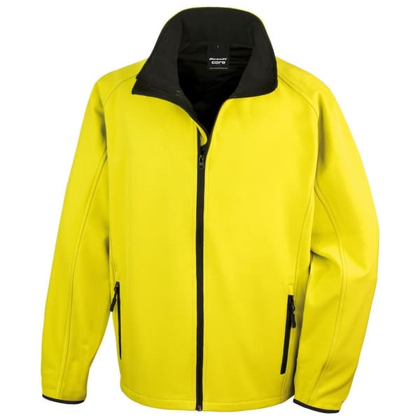 Result Core Mens Printable Soft Shell Jacket