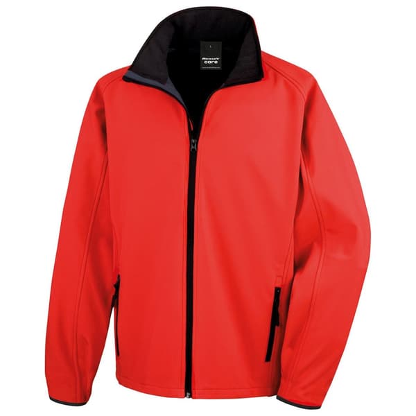 Result Core Mens Printable Soft Shell Jacket