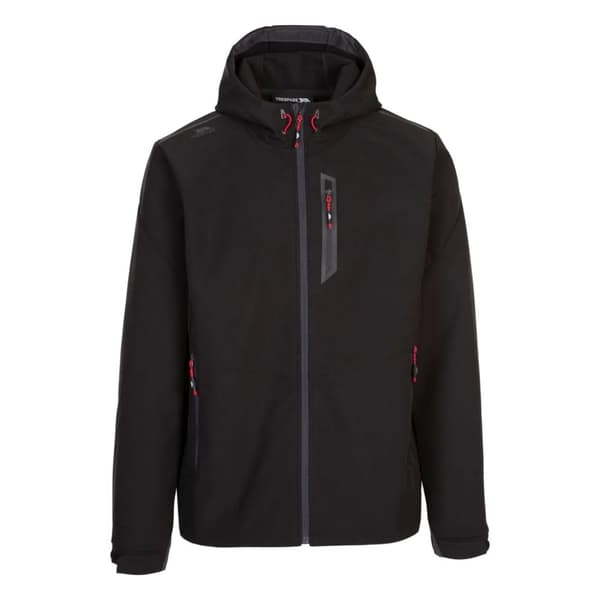 Trespass Mens Alwero Softshell Hybrid Jacket Black XL