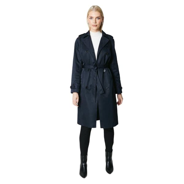 Principles Womens/Ladies Premium Trench Coat Navy 16 UK