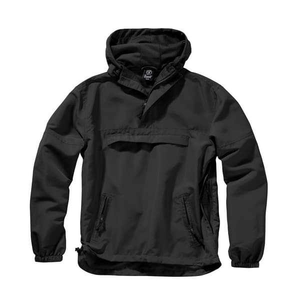 Build Your Brand Mens Summer Windbreaker Black XL