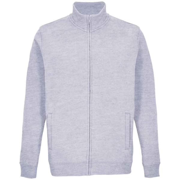 SOLS Unisex vuxen Cooper Marl jacka med hel dragkedja Grey 4XL