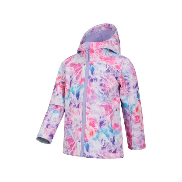 Mountain Warehouse Childrens/Kids Patterned Water Resistant Soft Shell Jacket