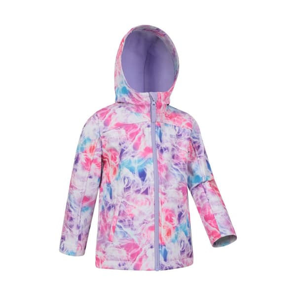 Mountain Warehouse Childrens/Kids Patterned Water Resistant Soft Shell Jacket