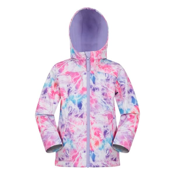 Mountain Warehouse Childrens/Kids Patterned Water Resistant Soft Shell Jacket