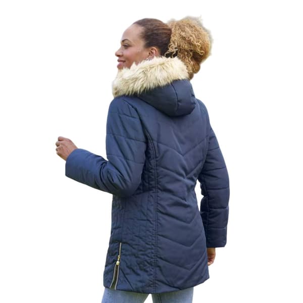 Atlas for Women Womens/Ladies Faux Fur Hood Padded Jacket