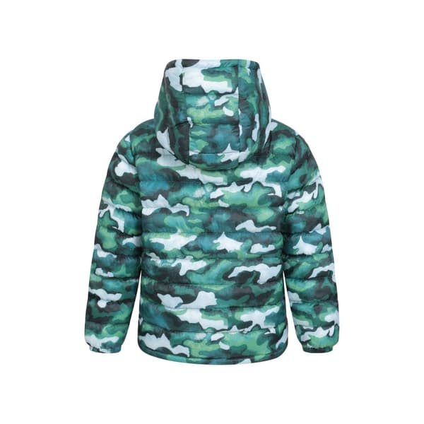 Mountain Warehouse Childrens/Kids Seasons Camo Faux Fur Lined Padded Jacket