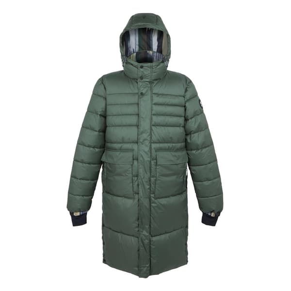 Regatta Mens Christian Lacroix Collongues Long Length Padded Jacket Thyme Leaf M