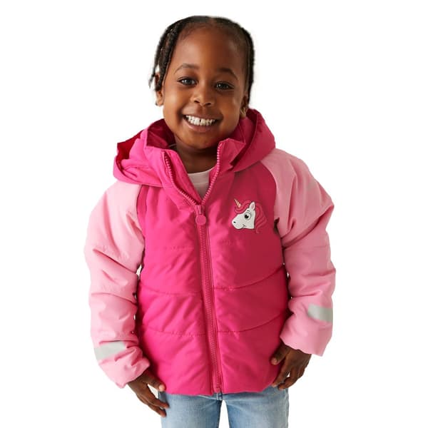 Regatta Childrens/Kids Luna The Unicorn Quilted Jacket