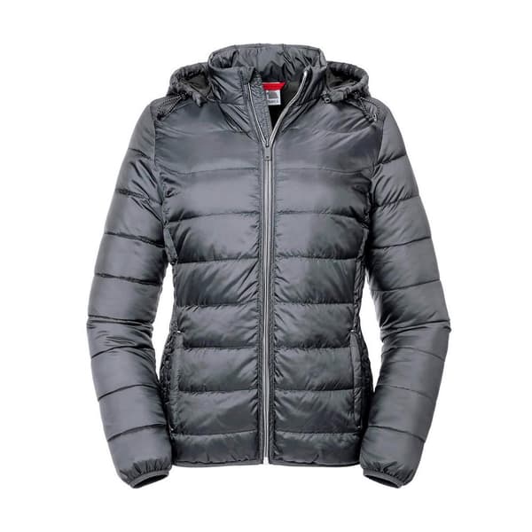 Russell Dame/Damer Ladies Ladies Nano Jacket med hætte