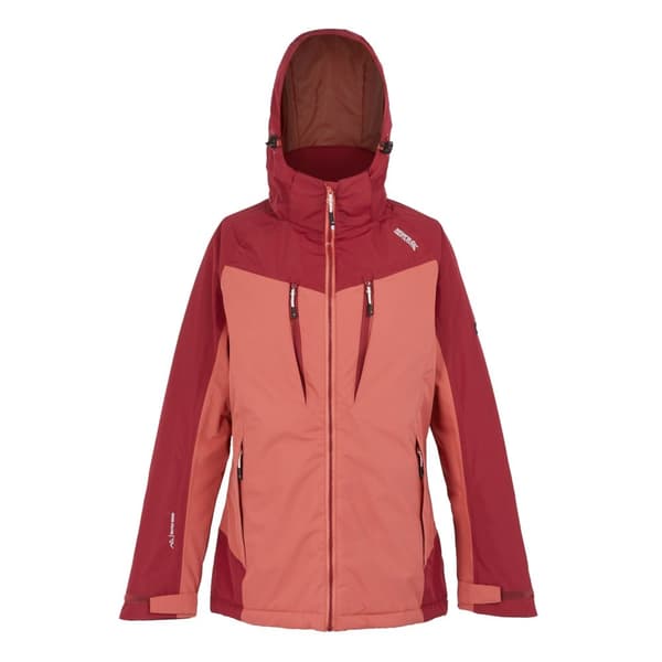 Regatta Womens/Ladies Calderdale II Winter Waterproof Jacket Mineral Red/Rumba Red 18 UK