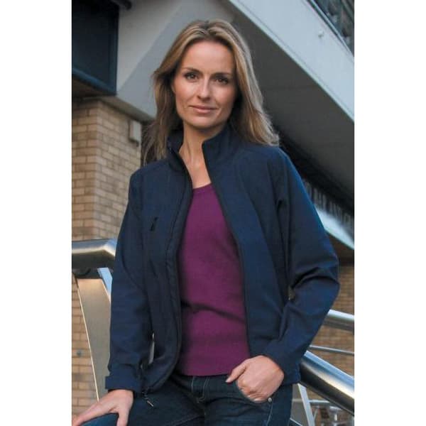 Result Ladies/Womens La Femme® 2 Layer Base Softshell Breathable Wind Resistant Jacket