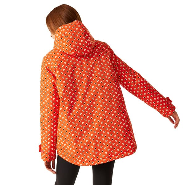 Regatta Womens/Ladies Orla Kiely Clover Mid Length Waterproof Jacket