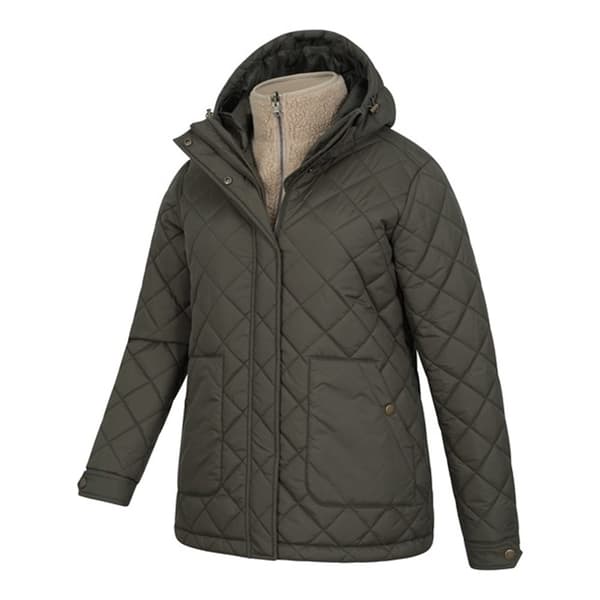Mountain Warehouse Womens/Ladies Nebraskan Borg 3 in 1 Padded Jacket