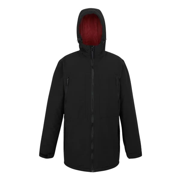 Regatta Larrick II vattentät isolerad jacka för herrar Black/Red Ochre XXL