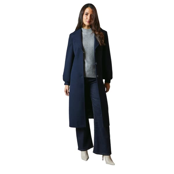 Principles Womens/Ladies Volume Coat Navy 12 UK