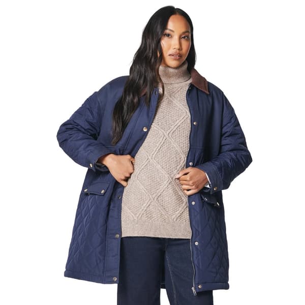 Principles Womens/Ladies Quilted Corduroy Collar Jacket