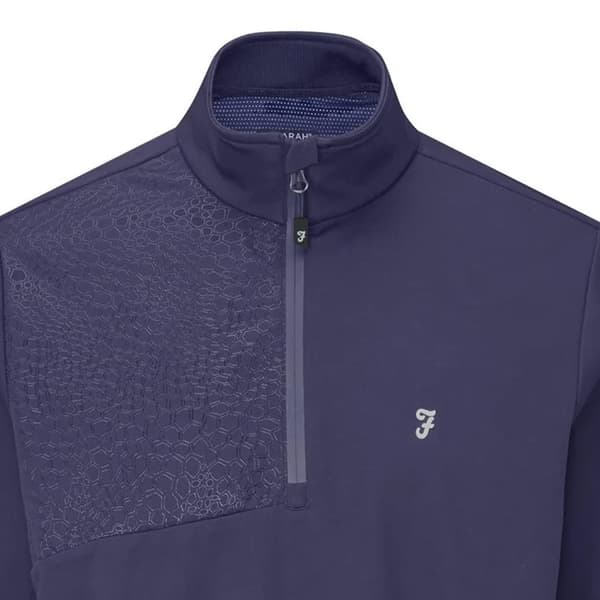 Farah Mens Abbott Quarter Zip Jacket