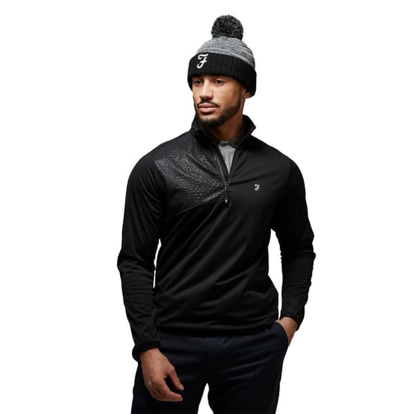 Farah Mens Abbott Quarter Zip Jacket