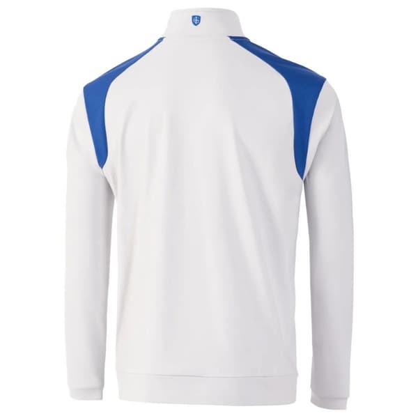 Island Green Mens Colour Block Panelled Golf Top Layer