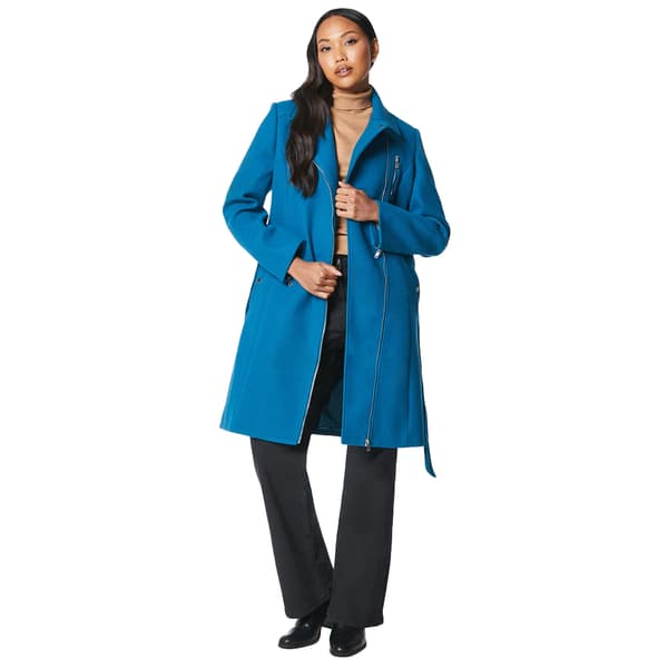 Principles Womens/Ladies Faux Fur Collar Biker Jacket
