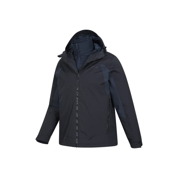 Mountain Warehouse Mens Mist 3 in 1 Waterproof Jacket