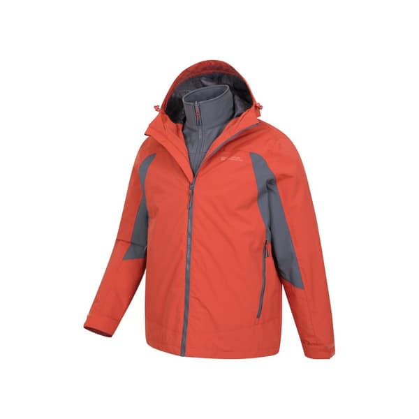 Mountain Warehouse Mens Mist 3 in 1 Waterproof Jacket