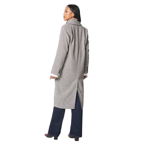 Principles Womens/Ladies Checked Single-Breasted Longline Coat