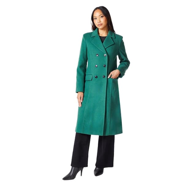 Principles Womens/Ladies Midi Faux Wool Double-Breasted Fitted Coat