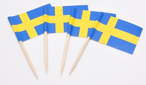 Gaggs Tandpetare Svenska Flaggan 20-Pack
