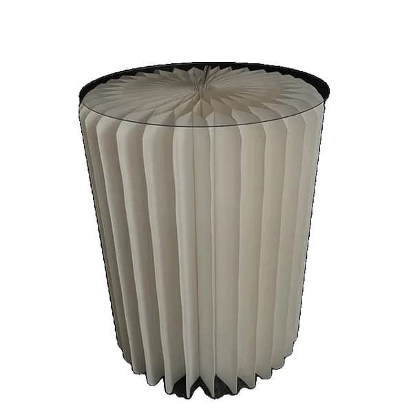 Bröllopsorigami-ornamentsställ, dessertbordsexponering, dekoration för baby shower, H40cm vit H40cm white