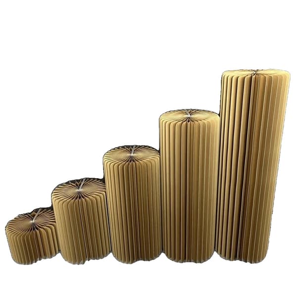 Foldbar Cylindrisk Baggrund, Multi-Størrelse Udstillingsstande, Tilpasselige Farver,H20406080100 sort
