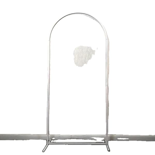 Bröllopsbåge, Anpassningsbara Mått, Flera Färgval,W0.8m H1.8m(70.8in), vit