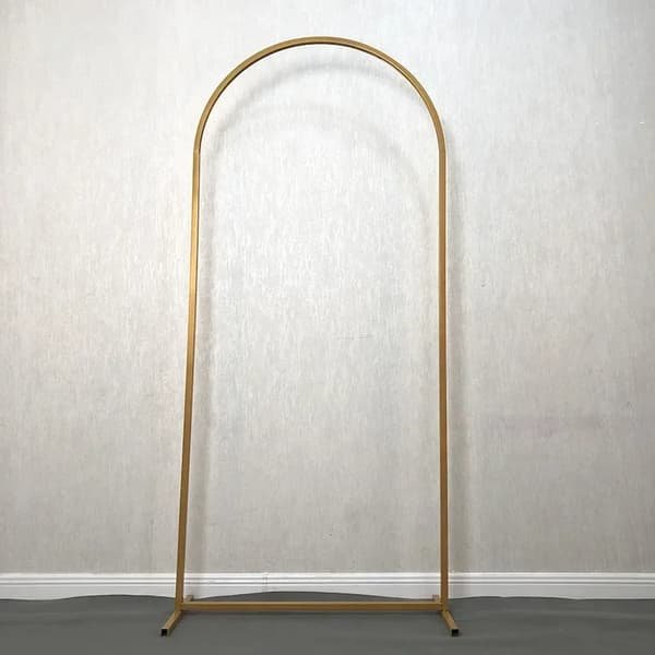 Bröllopsbåge, Anpassningsbara Mått, Flera Färgval,W0.8m H1.8m(70.8in), guld