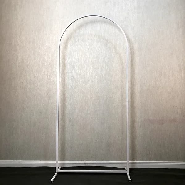 Bröllopsbåge Ställning, Metallmaterial, Höjdalternativ 1,5 m till 2 m, Färgvarianter,vit, H2m(78.7in)