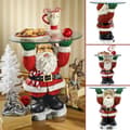 Miniatyrbillede 2 af 2: Julemandens feriebord, håndmalet ornament, fantasifuldt design,A