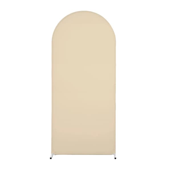 Häätkaari Taustakansi, Spandex-materiaali, Helppo puhdistaa,samppanja 0,8x1,8m, yksi koko